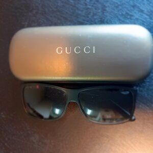 Havana Gucci GG 1641 Dark Havana Sunglasses 0TRD-JJ